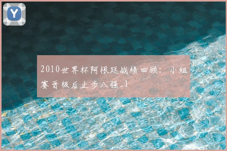 2010世界杯阿根廷战绩回顾:小组赛晋级后止步八强_1